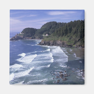 OR, Oregon-Küste, Leuchtturm Heceta Head, auf Magnet