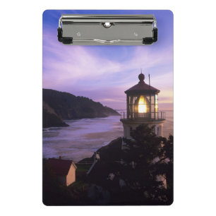 OR, Oregon-Küste, Leuchtturm Heceta Head auf Mini Klemmbrett