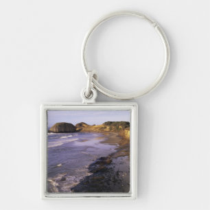 OR, Oregon-Küste, Newport, Küstenlinie bei Seal Schlüsselanhänger