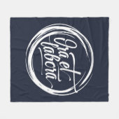 Ora et labora fleecedecke (Vorderseite (Horizontal))