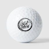 Ora et labora golfball (Vorderseite)