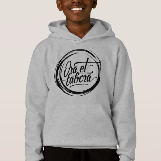 Ora et labora hoodie (Vorderseite)