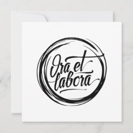 Ora et labora karte