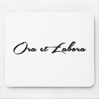 Ora et Labora Mousepad