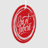 Ora et labora ornament (Vorderseite)