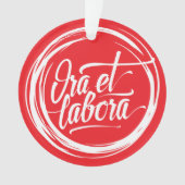 Ora et labora ornament (Vorderseite)