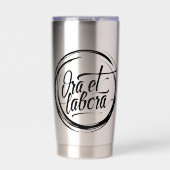 Ora et labora thermobecher (Vorderseite)