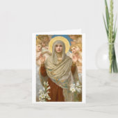 Ora Pro Nobis, William Bouguereau Dankeskarte (Vorderseite)