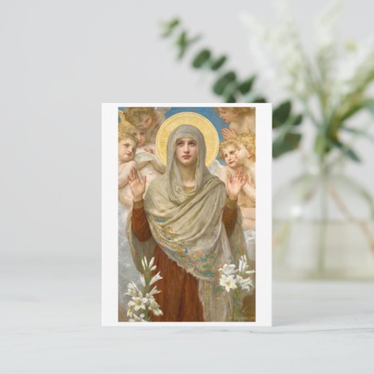Ora Pro Nobis, William Bouguereau Postkarte (Stehend Vorderseite)