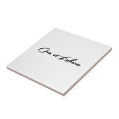 Ora und Labora Fliese (Seite)