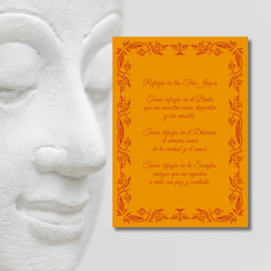 Oración Infantil Refugio Tres Joyas Poster