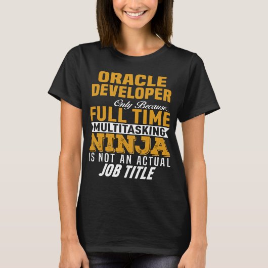 Oracle Developer T-Shirt (Vorderseite)