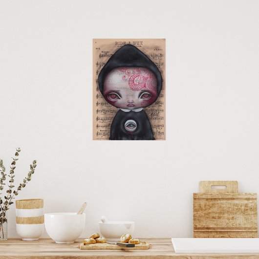 Oracle Hexe Poster (Küche)