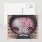 Oracle-Hexe Postkarte (Vorne/Hinten)