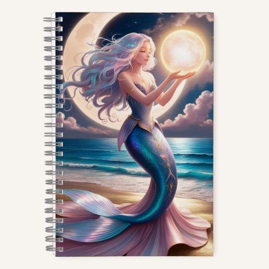 Oracle Mermaid Journal - Celestial Fantasy Notizblock (Vorderseite)