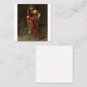 Oracle Priesterin von Delphi Pythia in Hoheprieste Quadratische Visitenkarte (Vorne/Hinten)