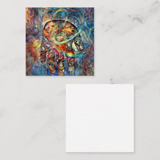 Oracle Quadratische Visitenkarte (Vorne/Hinten)