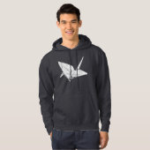 Oragami Kran zerstört Hoodie (Vorne ganz)