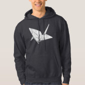 Oragami Kran zerstört Hoodie (Vorderseite)