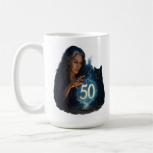 Orakel von 50: Mystische Geburtstags-Tasse Kaffeetasse