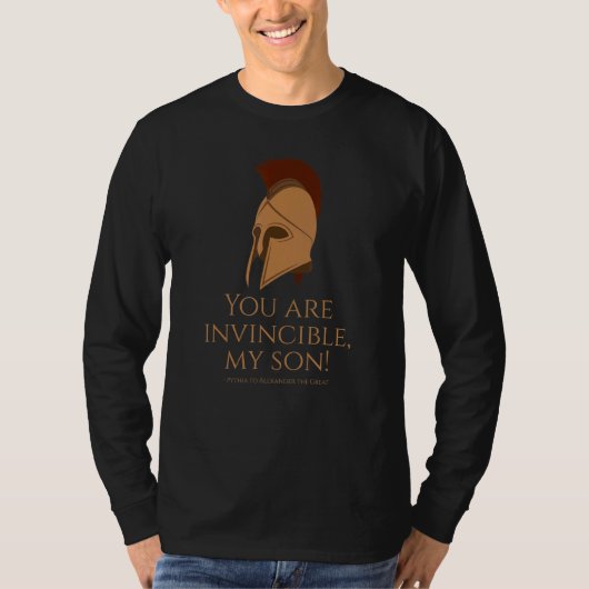 Orakel von Delphi zu Alexander der Große Sie sind T-Shirt (Vorderseite)