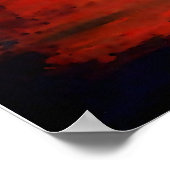 Oral Abstrakt Art Print Poster (Ecke)