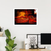 Oral Abstrakt Art Print Poster (Heimbüro)