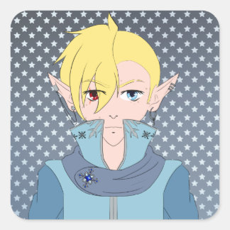 Oral Quadratischer Aufkleber