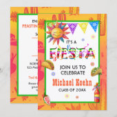 Orale Fiesta-Abschlussfeier Einladung (Vorne/Hinten)