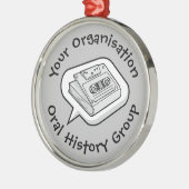 Orale Vorgeschichte Ornament Aus Metall (Links)