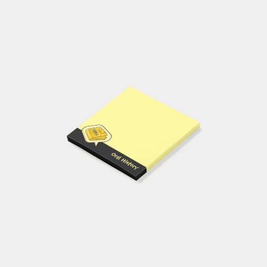 Orale Vorgeschichte Post-it Klebezettel (angewinkelt)