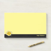Orale Vorgeschichte Post-it Klebezettel (Auf Schreibtisch)