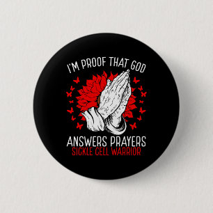 Oraler Krebs Bewusstsein Gott Christlicher Glauben Button