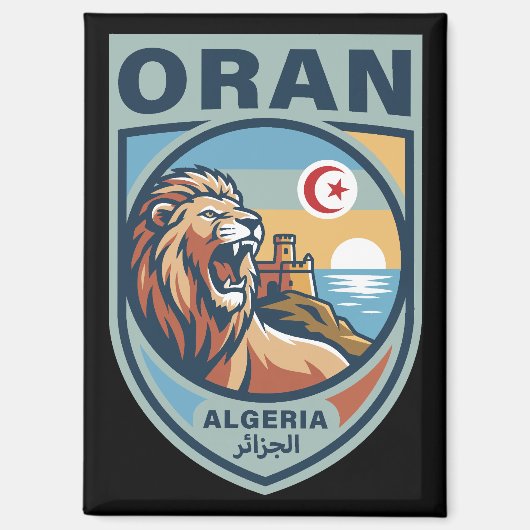 Oran Algeria North Africa Magnet (Vorderseite)