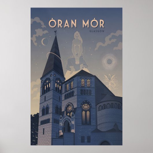 Oran Mor Glasgow Reiseplakat Poster (Vorne)
