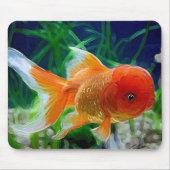 Oranda Goldfisch Mousepad (Vorne)