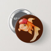 Oranda Goldfish Button (Vorne & Hinten)