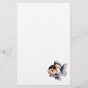 Oranda Goldfish Extravagant Goldfish Stationär Briefpapier