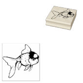 Oranda Goldfish Gummistempel (Stempel)