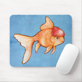 Oranda Goldfish Mousepad (Mit Mouse)