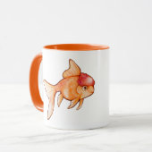 Oranda Goldfish Tasse (Vorderseite Links)