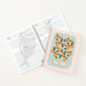 Orane Citrus Personalisiertes Rezept-Notebook Notizblock (Innenseite)