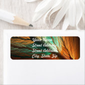 Orang Gree Abstrakt Fraktal Rücksendeadresse Stick (Insitu)