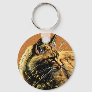 Orang Tabby-King Schlüsselanhänger