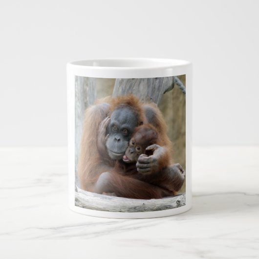 Orang Utan 001 Jumbo-Tasse (Vorderseite)