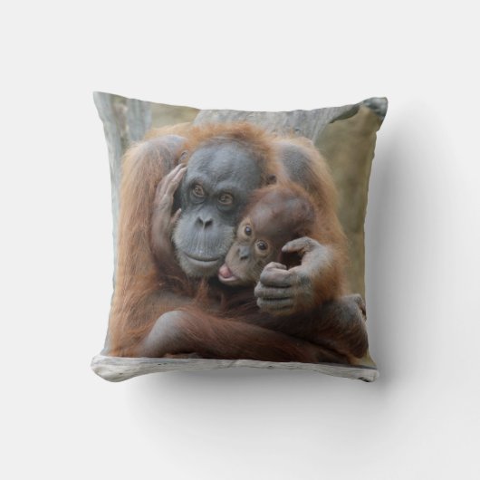Orang Utan 001 Kissen (Vorderseite)