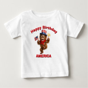 Orang-Utan (5u) Patriotisches Kinder T-Shirt