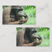 Orang-Utan Affen-Visitenkarte Visitenkarte (Vorne/Hinten)