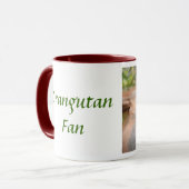 Orang-Utan Baby in Borneo Tasse (Vorderseite Links)