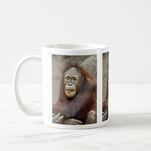Orang-Utan Baby Kaffeetasse (Links)